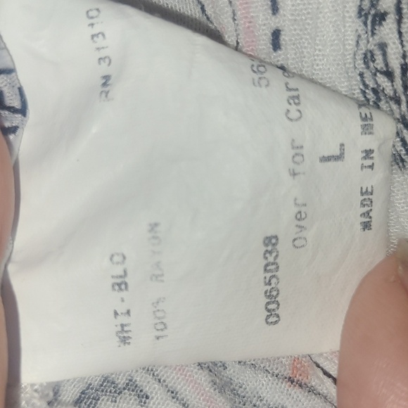 2 Pair Pants Lot Bundle Soft Loungewear White & Verticle Striped Straight Leg S - Picture 15 of 16